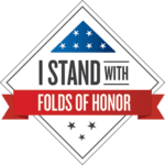 I Stand with Folds of Honor