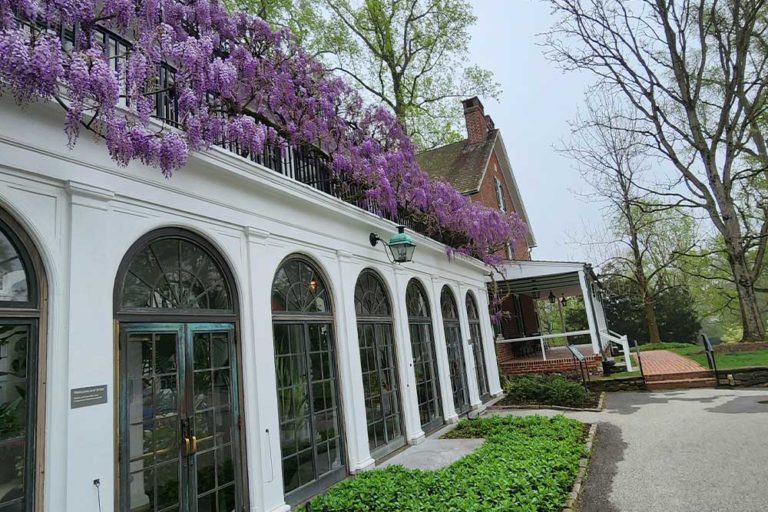 siding and gutter installation at Longwood Gardens